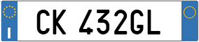 Truck License Plate